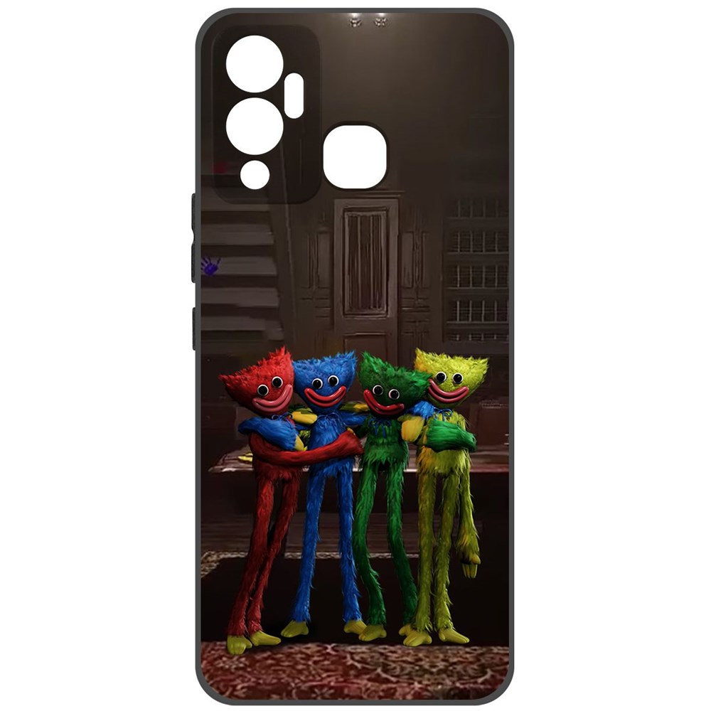 

Чехол-накладка Софт Хаги Ваги - Мини-Хаги для Infinix Hot 12 Play, Черный