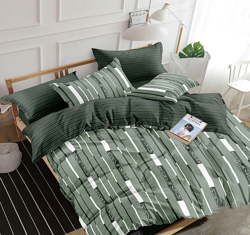 

Постельное белье на резинке Mercury Home Милитари 2 Семейное поплин 2 наволочки 70x70, Милитари 2