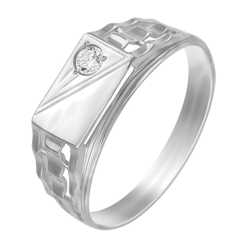 

Кольцо мужское из серебра с фианитом р. , 585Gold 901000361, 901000361