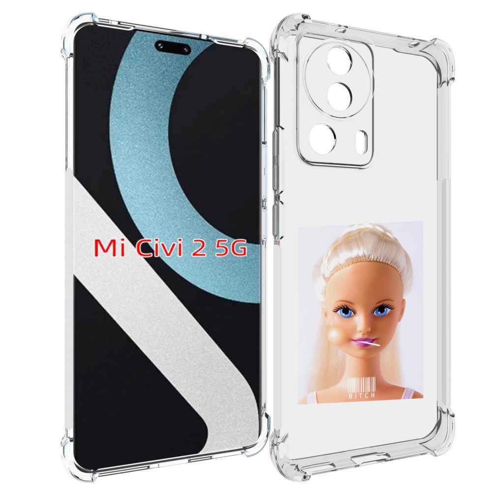 

Чехол MyPads барби для Xiaomi Civi 2, Прозрачный, Tocco