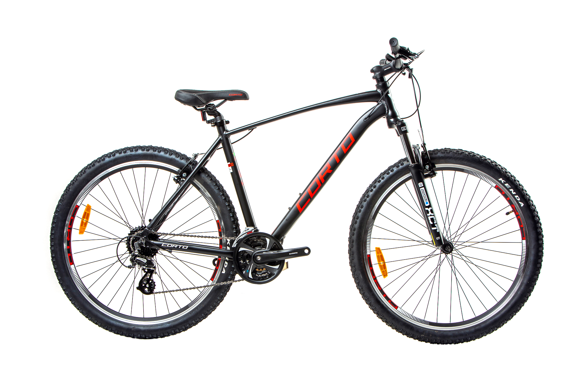 Велосипед городской Corto SKY 22  2020 Матовый черный с коричневым