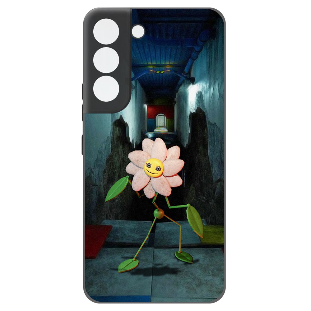 

Чехол-накладка Софт Хаги Ваги - Дейзи для Samsung Galaxy S22+, Черный