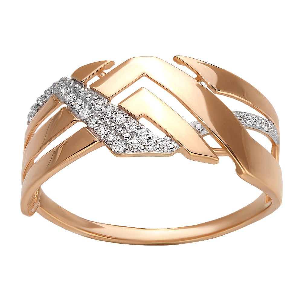 

Кольцо из золота р.  585Gold 301007153, фианит, 301007153