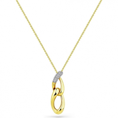 

Колье из жёлтого золота с 19 бриллиантами 46 см Master Brilliant 6-360526-00-00, 6-360526-00-00