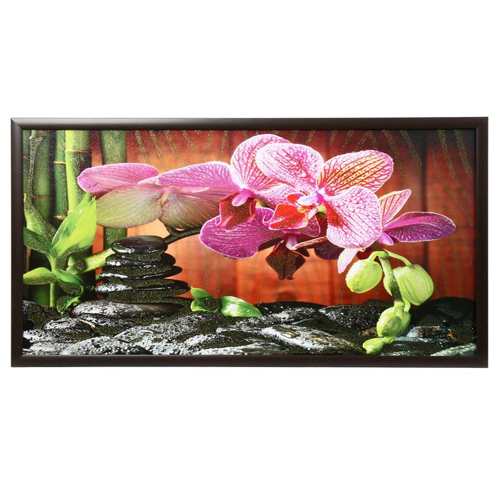 

Картина Орхидеи 50х100(55х105) см