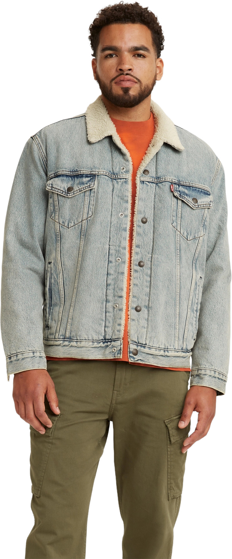 

Джинсовая куртка мужская Levi's 16365-0070 голубая L, Голубой, 16365-0070