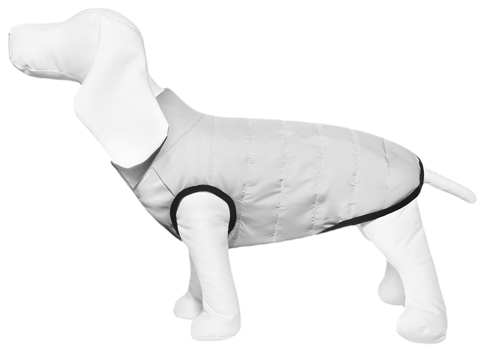 Жилетка для собак Lelap Барфлер 56та89 8024-M, светоотражающая, спинка 31 см