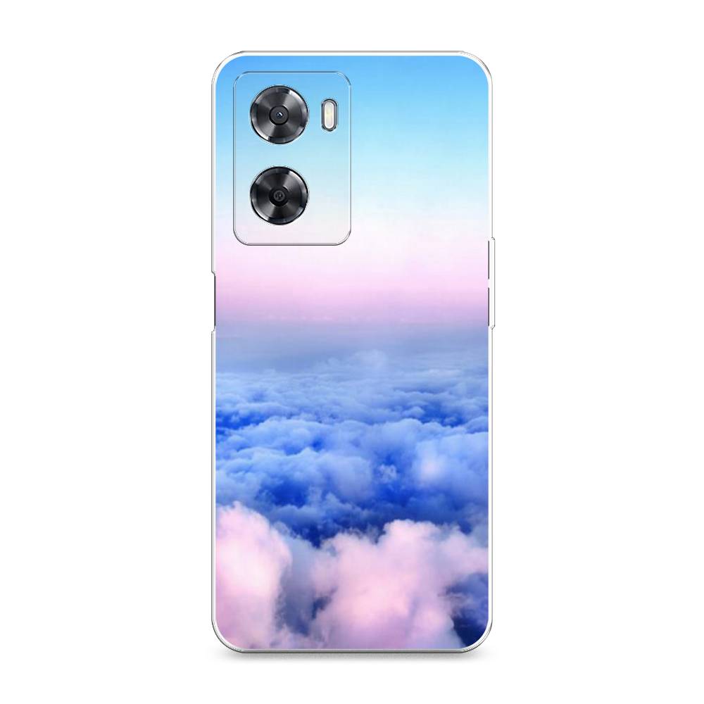 

Чехол Awog на Oppo A57s "Облака", Голубой;розовый, 2511850-4