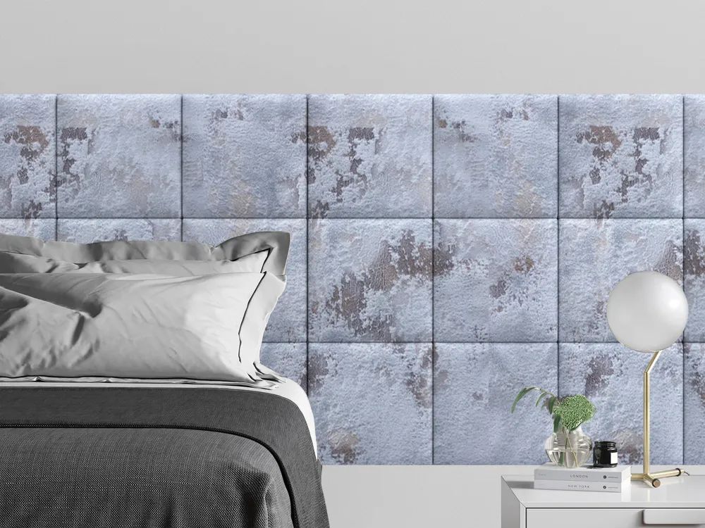 

Мягкое изголовье кровати Shtorm Sky blue 30х30 см 1 шт., Голубой