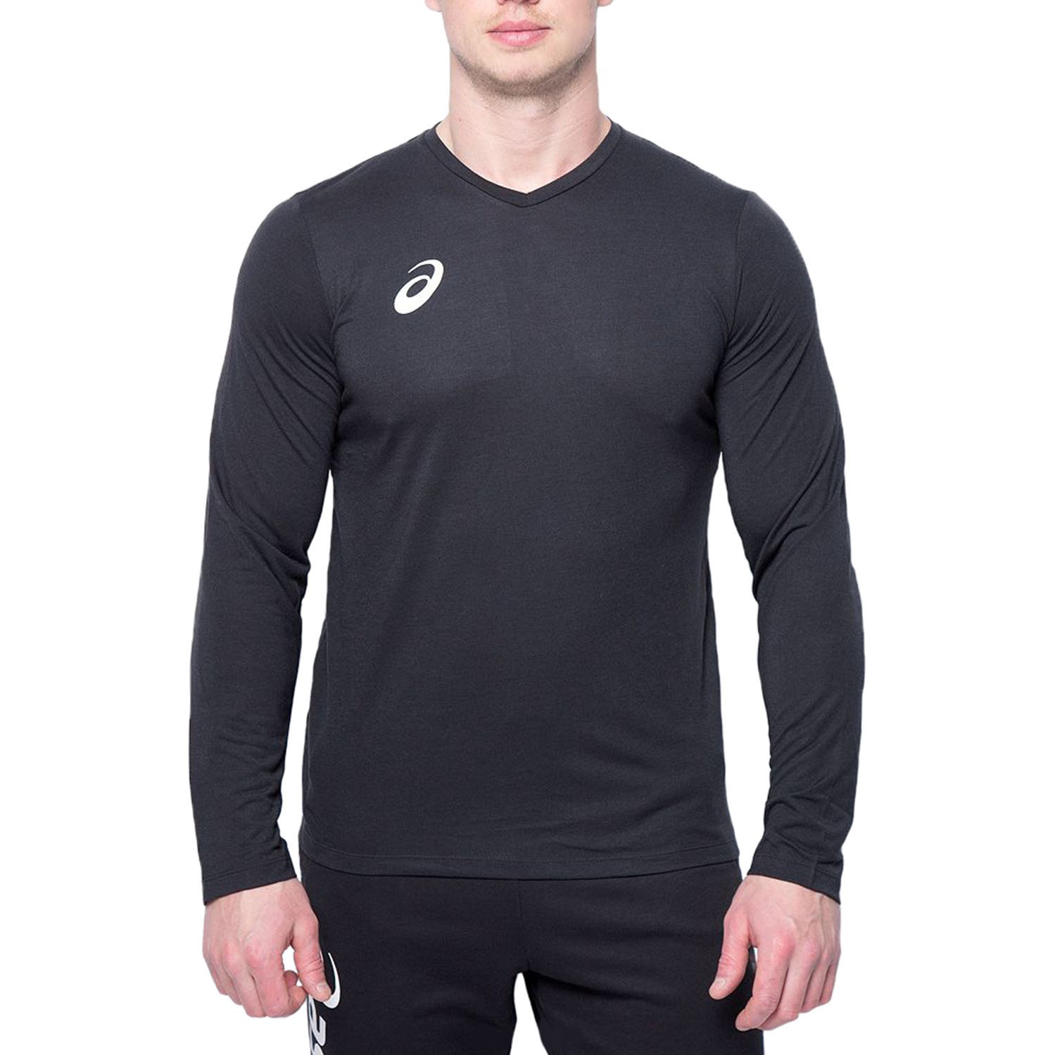 

Лонгслив мужской 156859 Asics черный L, 156859