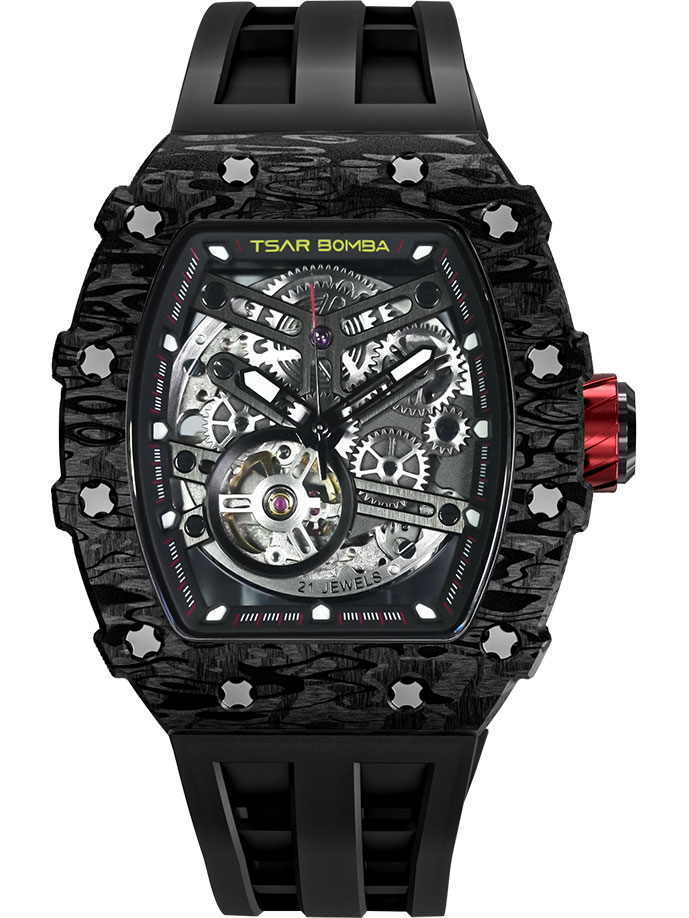 Наручные часы мужские TSAR BOMBA TB8208CF-08 черные