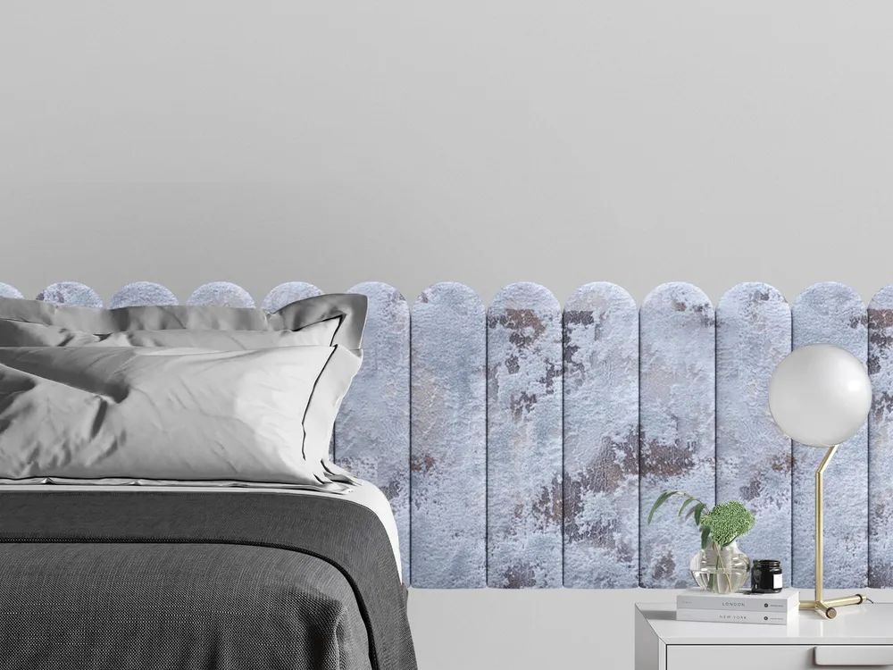 

Мягкое изголовье кровати Shtorm Sky blue 15х60R см 2 шт., Голубой