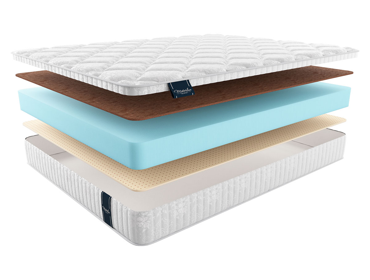 

Матрас MaterLux Almonte / Матерлюкс Альмонте, беспружинный, 70*165, Бежевый;белый, MaterLux Матерлюкс Almonte