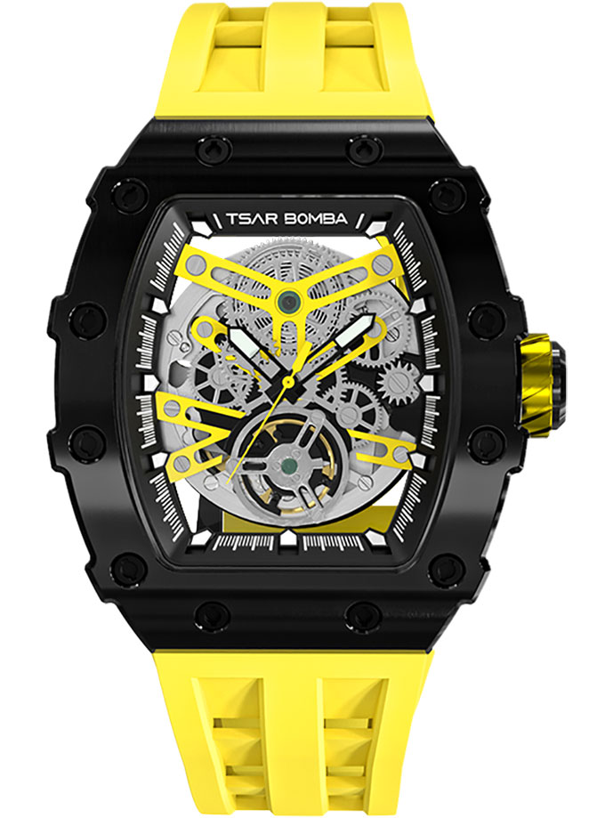 Наручные часы унисекс TSAR BOMBA TB8208A-04 желтые