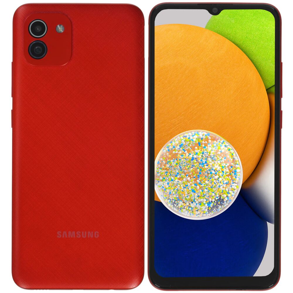 

Смартфон Samsung Galaxy A03 4/64GB Red (SM-A035FZRGMEB), Galaxy A03