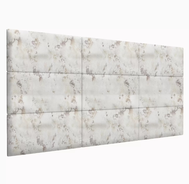 

Мягкое изголовье кровати Shtorm Ivory 30х60 см 2 шт., Бежевый