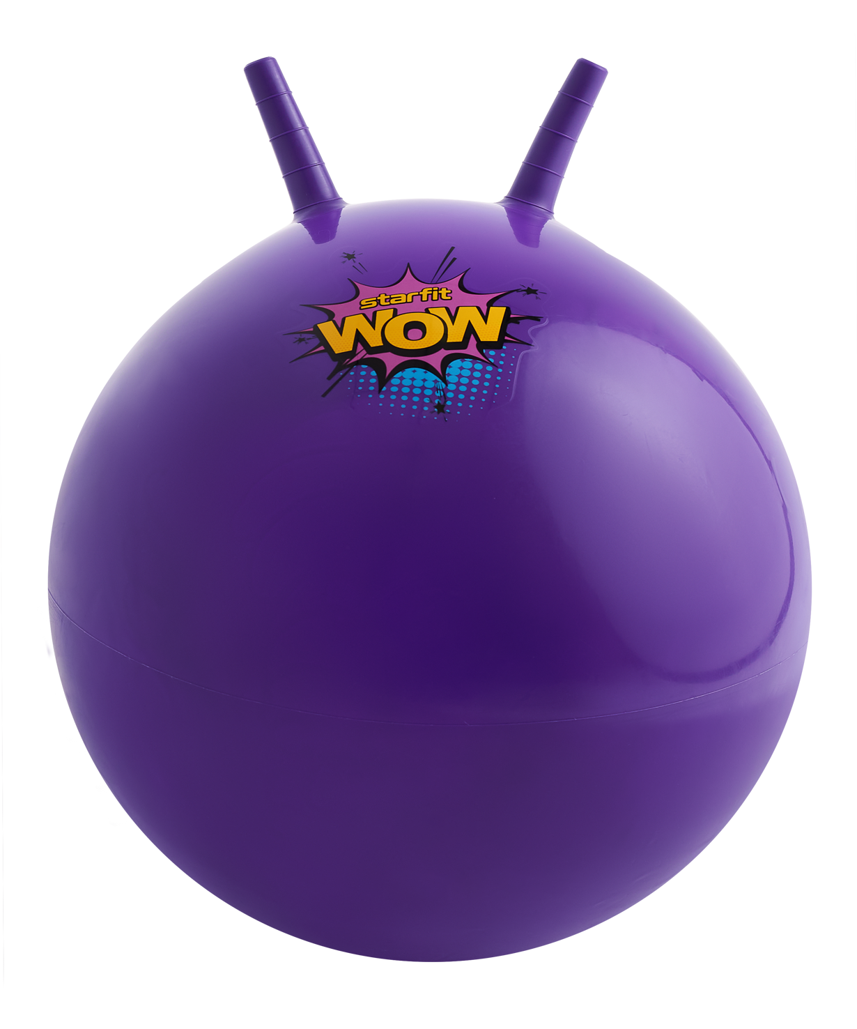 

Фитбол детский с рожками STARFIT GB-411 55 см, 650 гр, антивзрыв, фиолетовый, GB-411