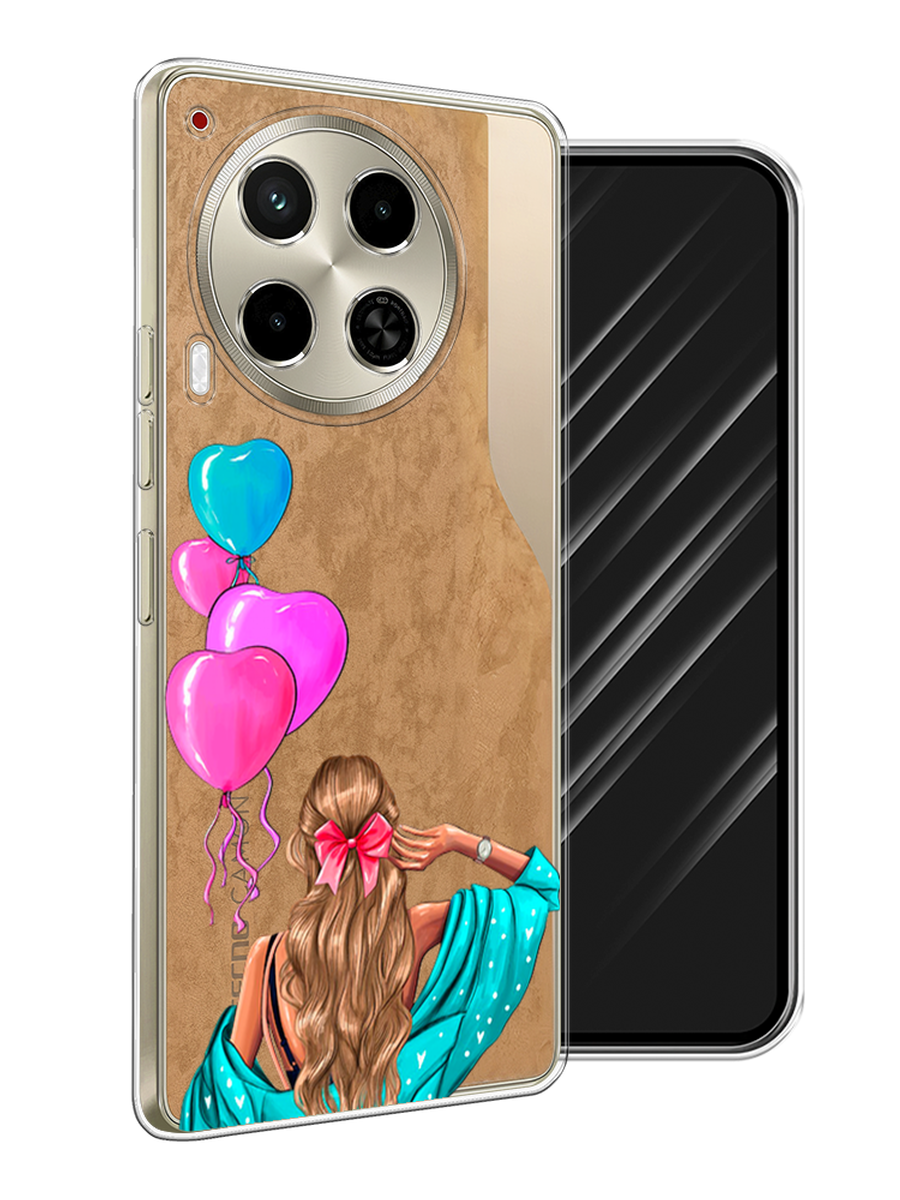 

Чехол Awog на Tecno Camon 30 4G "День Рождения", Голубой;розовый;бежевый, 305650-1