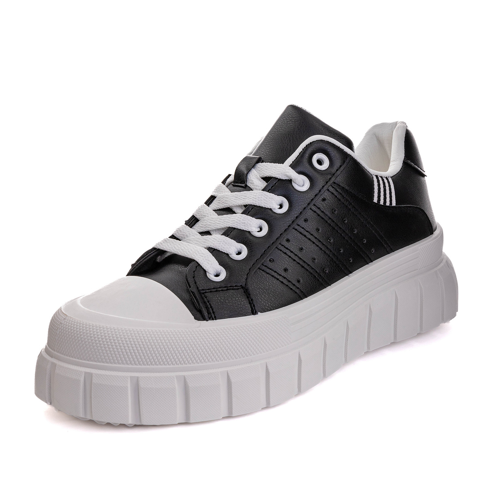 

Кеды женские INSTREET 203-32WB-823ST черные 37 RU, Черный, 203-32WB-823ST