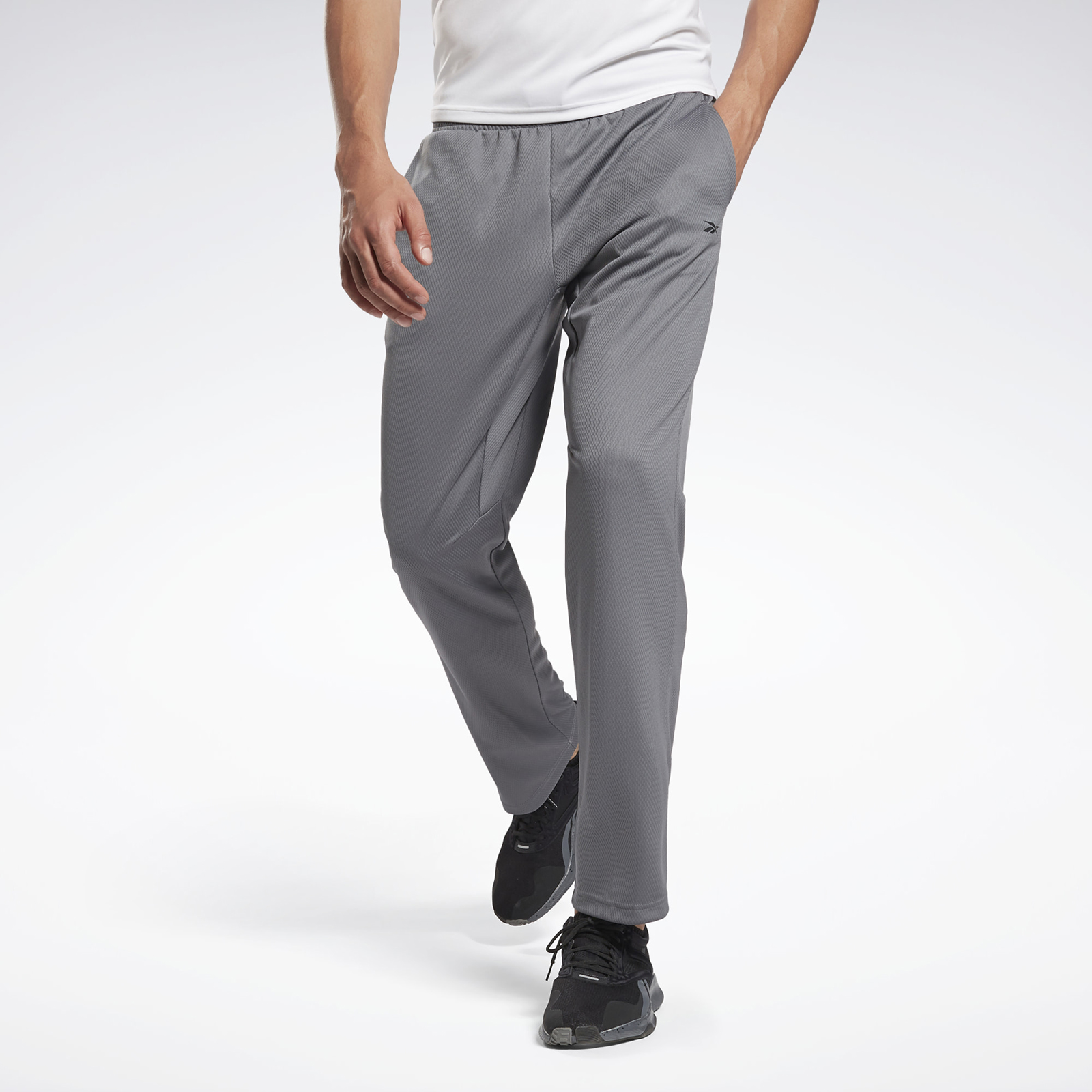 

Спортивные брюки мужские Reebok GJ0907 серые L, Серый, GJ0907
