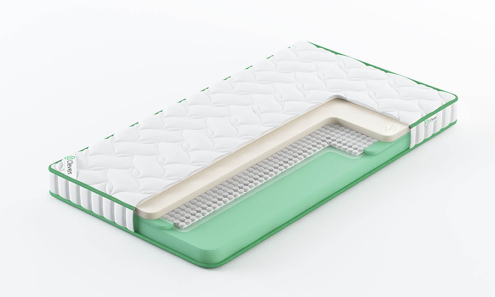 

Матрас Clever CloudTouch Lite 105x210, Белый, CloudTouch Lite