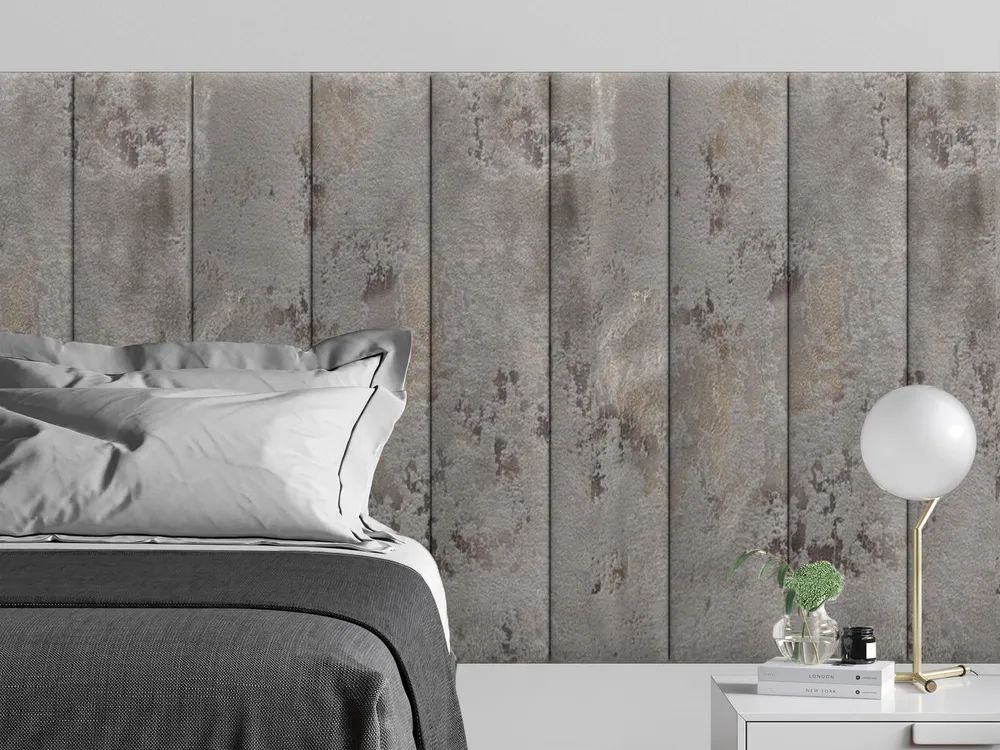 

Мягкое изголовье кровати Shtorm Braun 20х100 см 4 шт., Серый