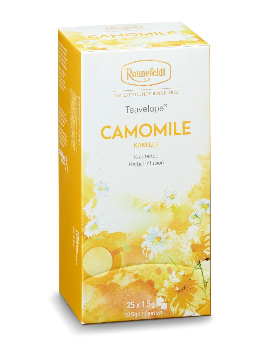 фото Чай травяной ronnefeldt teavelope camomile(ромашка аптечная) 1 пачка 25 пакетиков