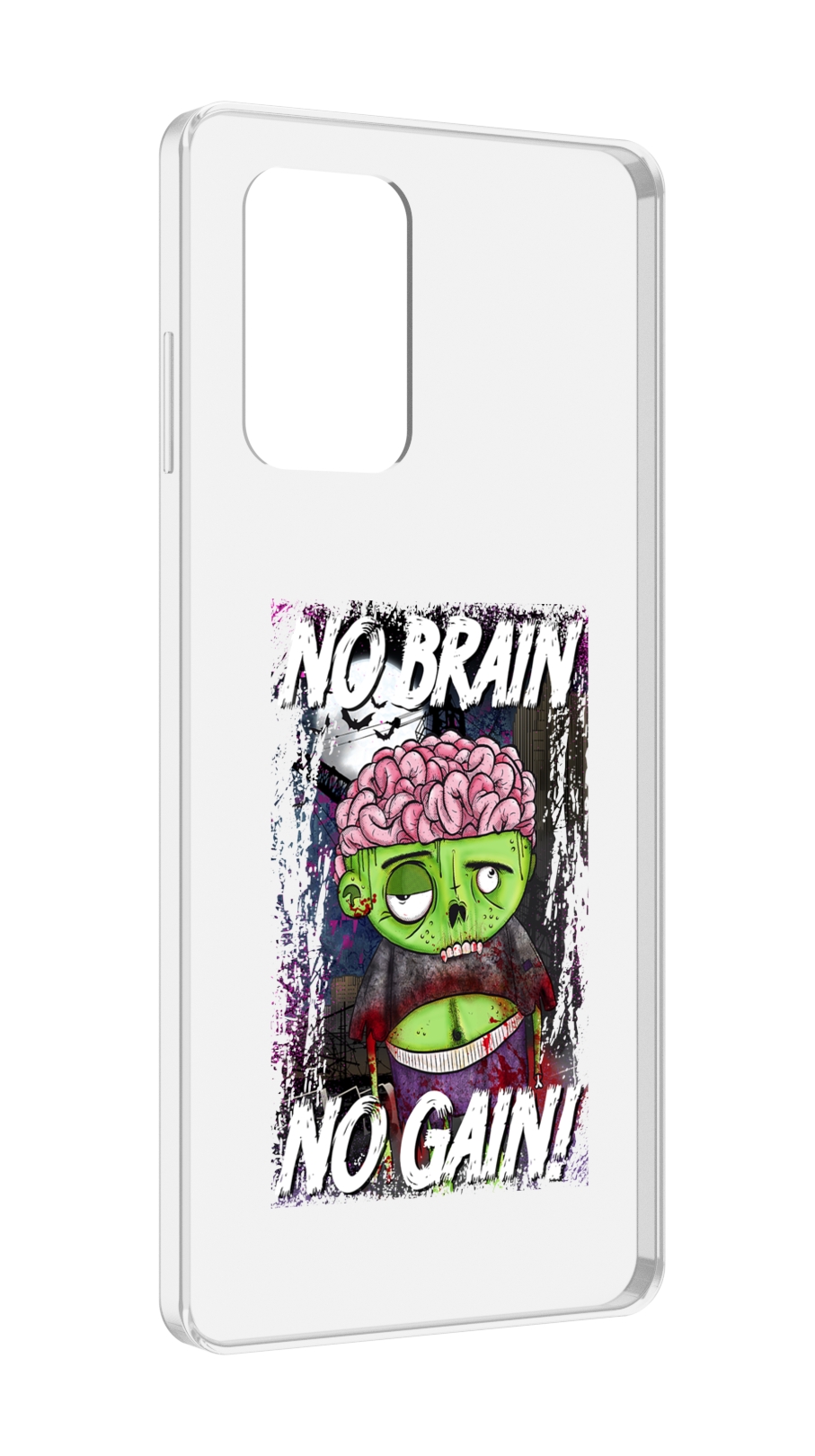 

Чехол MyPads глупый зомби для ZTE Blade A72 / ZTE Blade V40 Vita, Прозрачный, Tocco