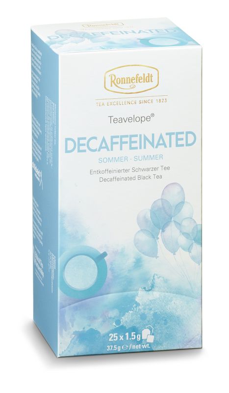 Чай декофеинированный черный Ronnefeldt Teavelope Decaffeinated 25 пакетиков, 2 пачки