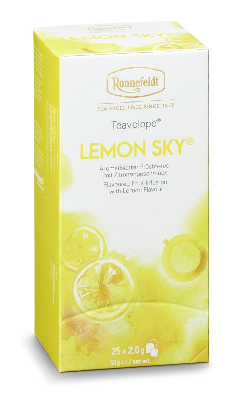 Чай фруктовый Ronnefeldt Teavelope Lemon Sky(Лимонное небо) 1 пачка по 25 пакетиков