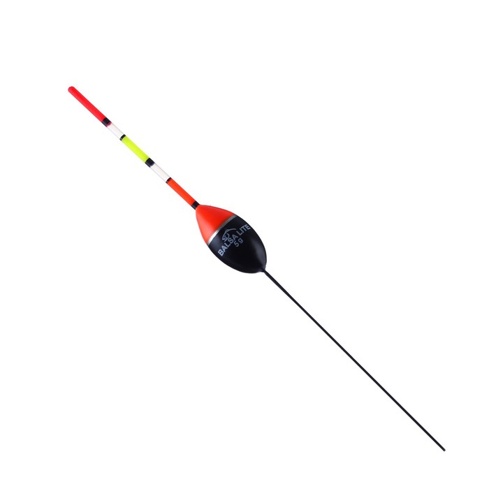 

Balsa lite Поплавок Balsa lite 2012, с килевым мультиколором, 5 г, Черный;красный