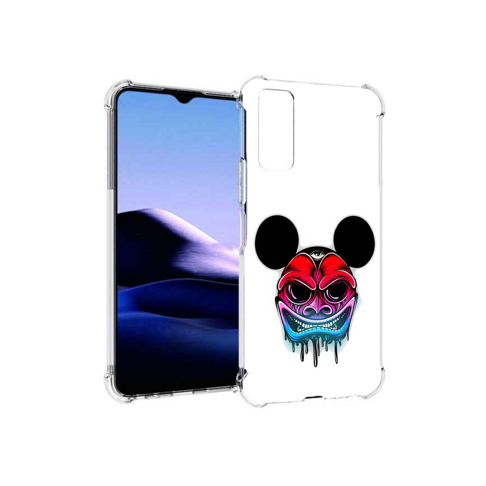 

Чехол MyPads Tocco для Vivo Y20 микки в маске (PT154038.379.473), Прозрачный, Tocco
