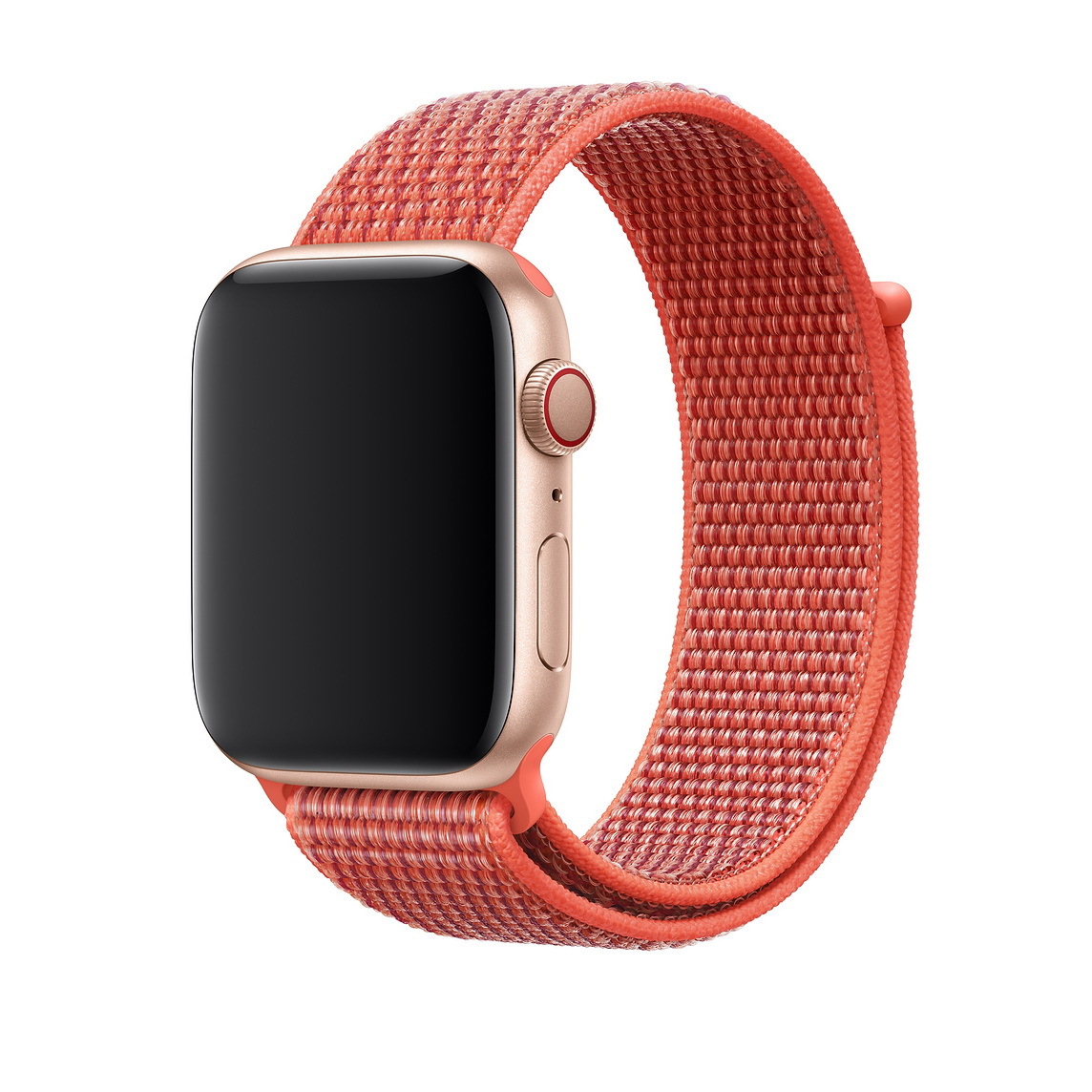 

Ремешок нейлоновый для Apple Watch 42/44мм (17), нектариновый, на липучке