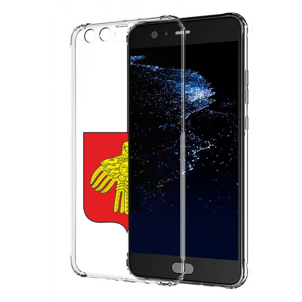 

Чехол бампер MyPads герб-коми-сыктывкар для Huawei P10 Plus прот, Прозрачный, Tocco