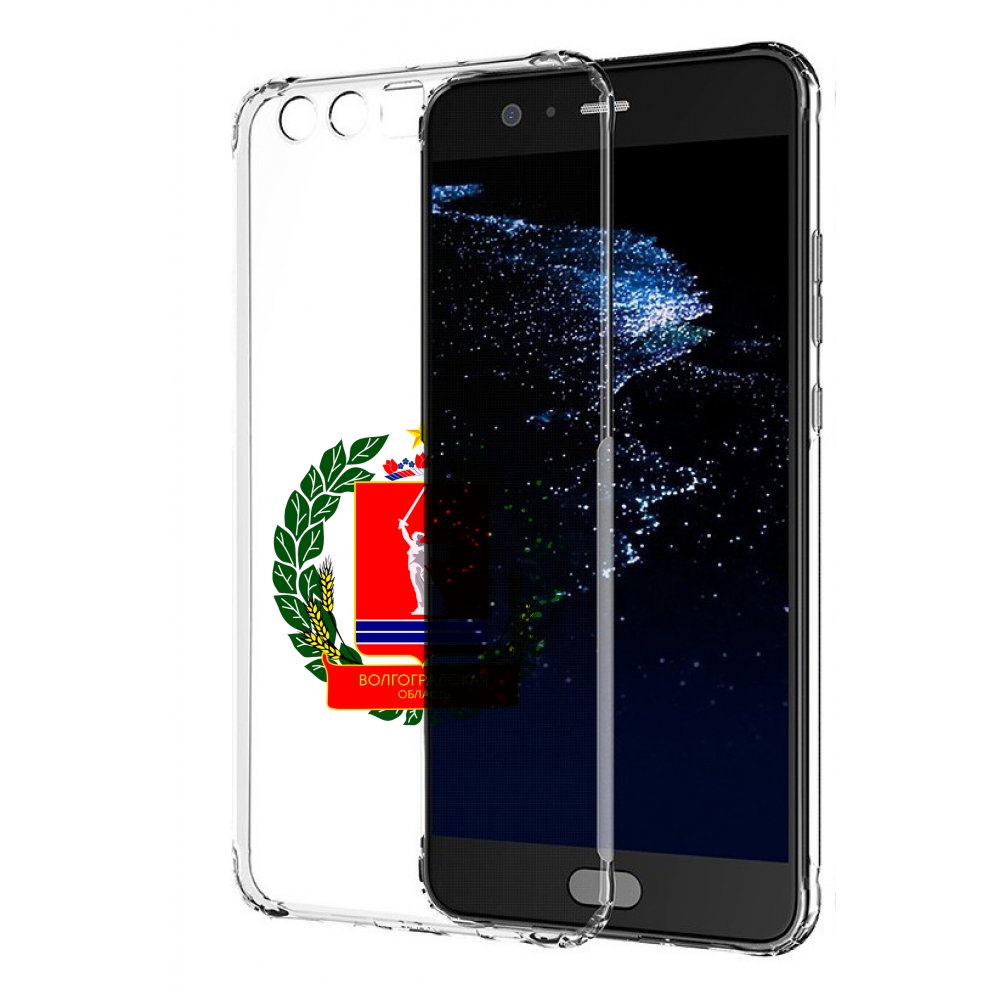 

Чехол бампер MyPads герб-волголградскои-области для Huawei P10, Прозрачный, Tocco