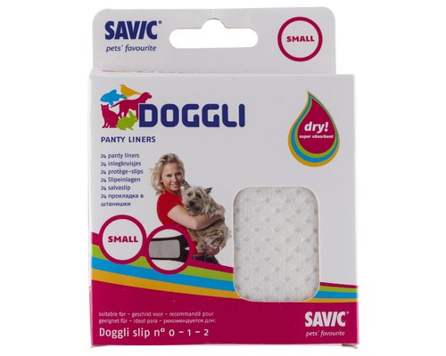 

Прокладки для гигиеничеких трусов для собак Savic Panty Liner Doggli, малые, 24 шт, Panty Liner Doggli