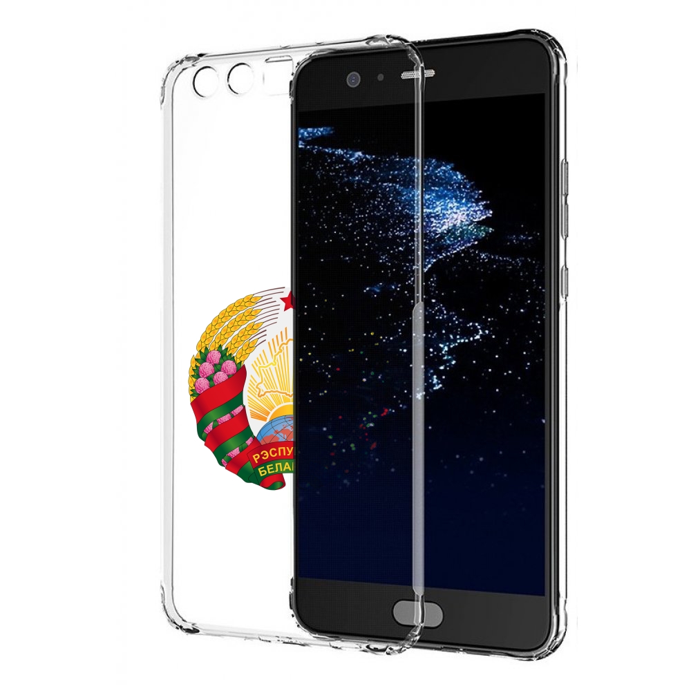 

Чехол бампер MyPads герб-беларуси для Huawei P10 Plus противоуда, Прозрачный, Tocco