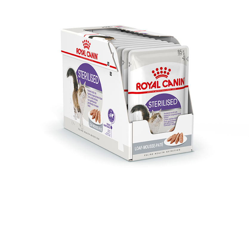 фото Влажный корм для кошек royal canin sterilised, мясо, 12шт, 85г