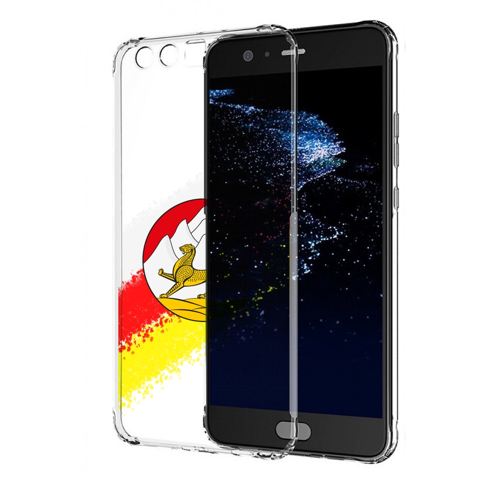 

Чехол бампер MyPads герб флаг южная осетия для Huawei P10 Plus п, Прозрачный, Tocco