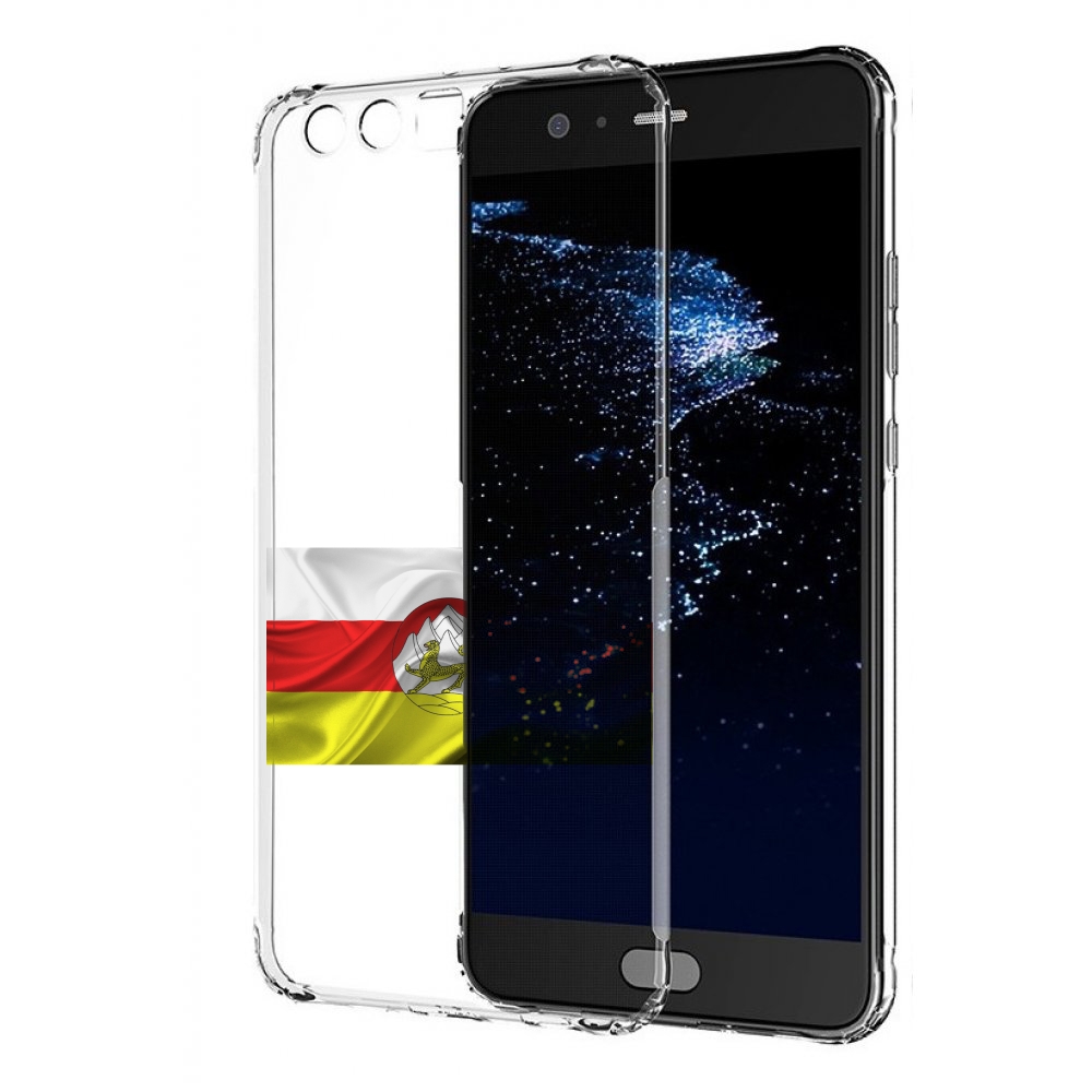 

Чехол бампер MyPads герб флаг южная осетия-1 для Huawei P10 Plus, Прозрачный, Tocco