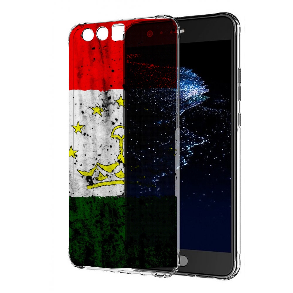 

Чехол бампер MyPads герб флаг таджикистан для Huawei P10 Plus пр, Прозрачный, Tocco