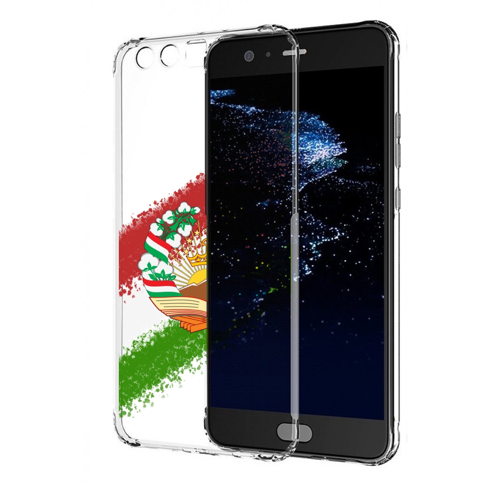 

Чехол бампер MyPads герб флаг Таджикистана для Huawei P10 Plus п, Прозрачный, Tocco