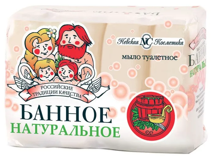 

Мыло невская косметика БАННОЕ 4шт по 100г