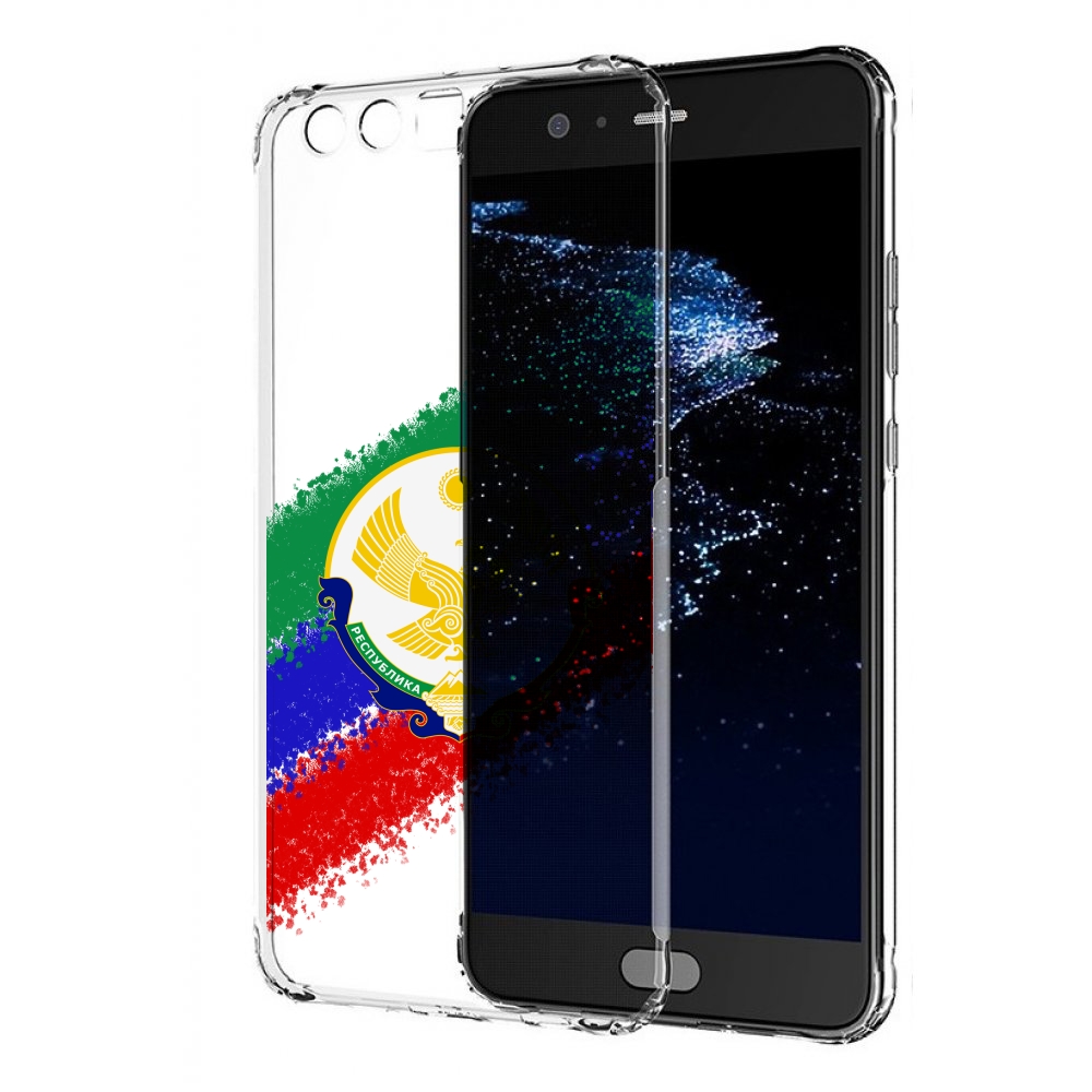 

Чехол бампер MyPads герб флаг Дагестана для Huawei P10 Plus прот, Прозрачный, Tocco