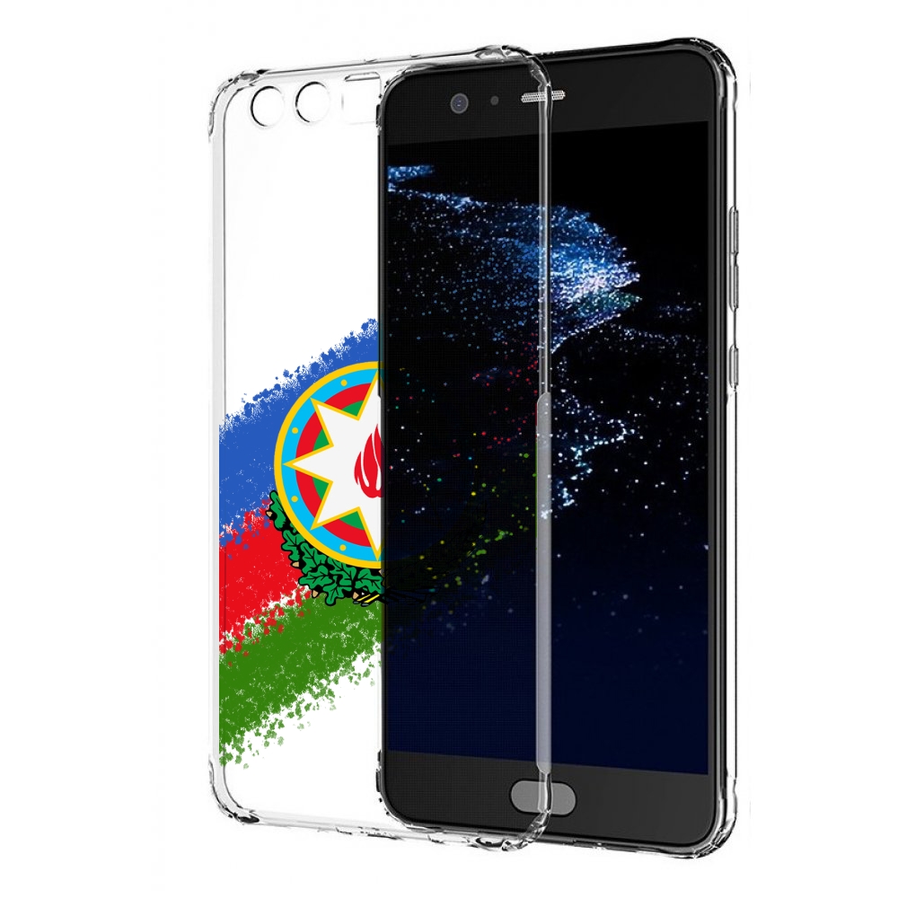 

Чехол бампер MyPads герб флаг Азербайджана для Huawei P10 Plus п, Прозрачный, Tocco
