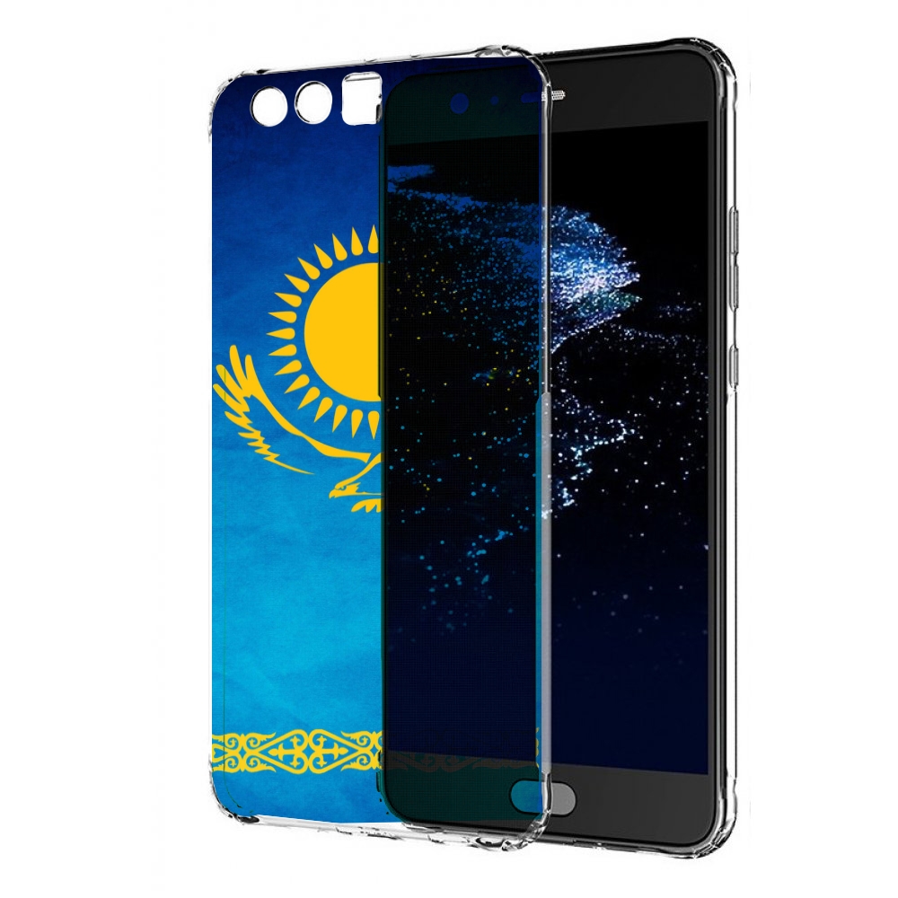 

Чехол бампер MyPads герб и флаг казахстана для Huawei P10 Plus п, Прозрачный, Tocco