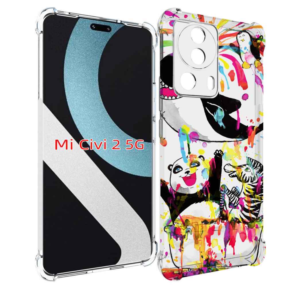 

Чехол MyPads Хиппи кит для Xiaomi Civi 2, Прозрачный, Tocco