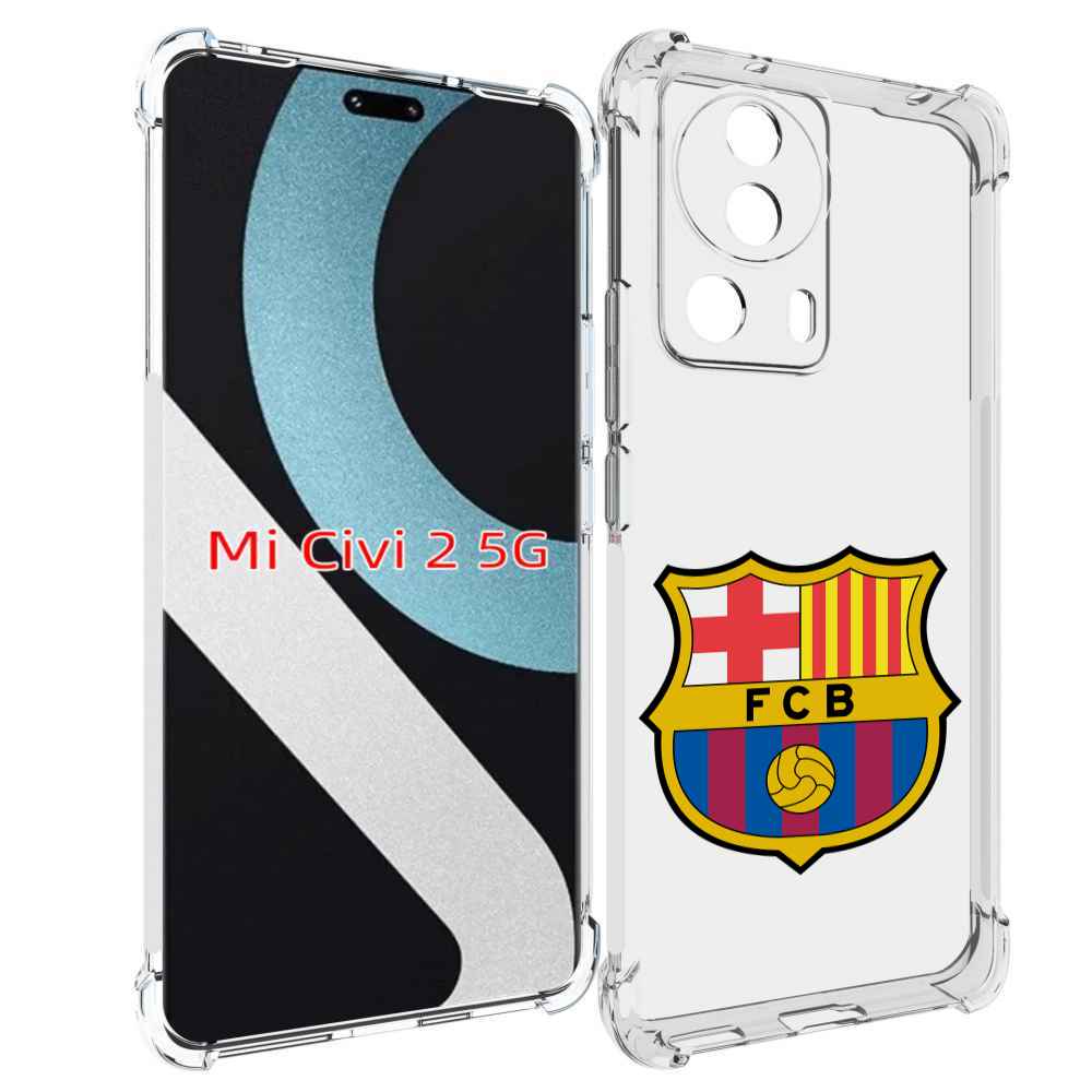 

Чехол MyPads ФК FCB Барселона для Xiaomi Civi 2, Прозрачный, Tocco