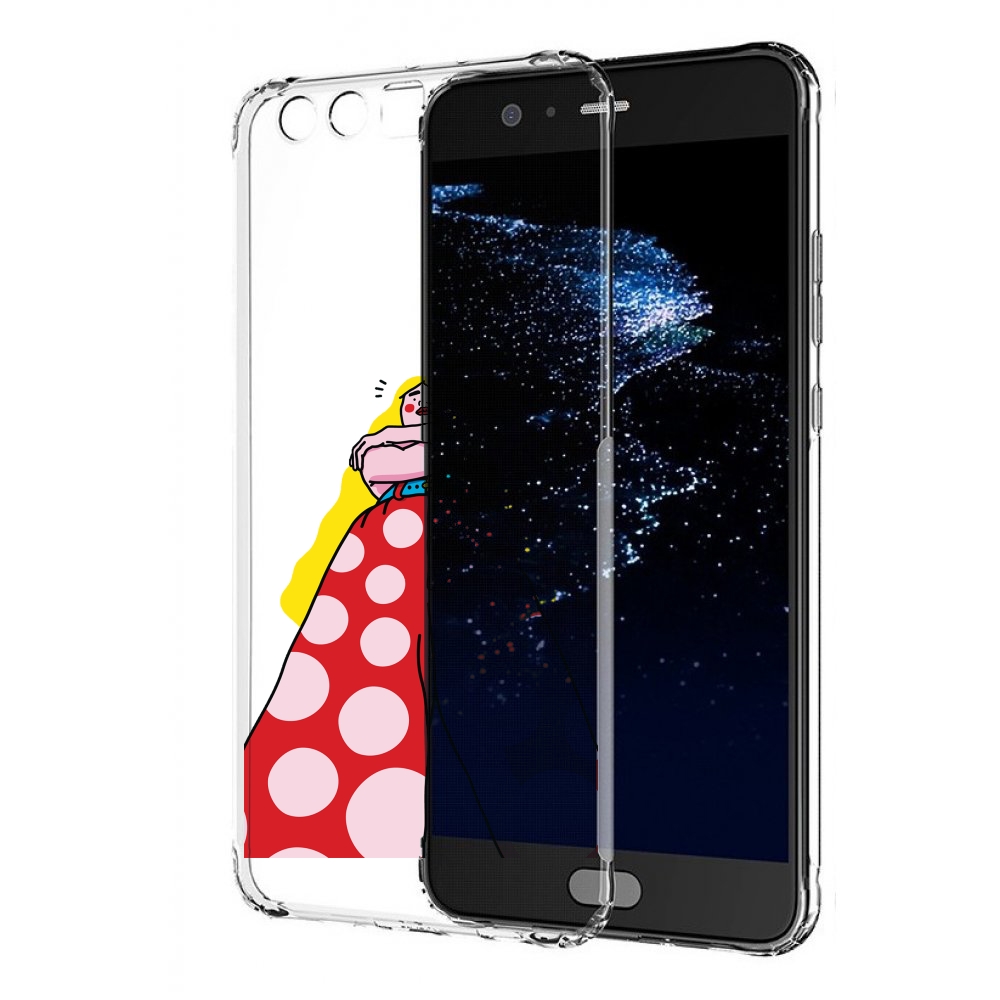 

Чехол бампер MyPads высокая-девушка для Huawei P10 Plus противоу, Прозрачный, Tocco