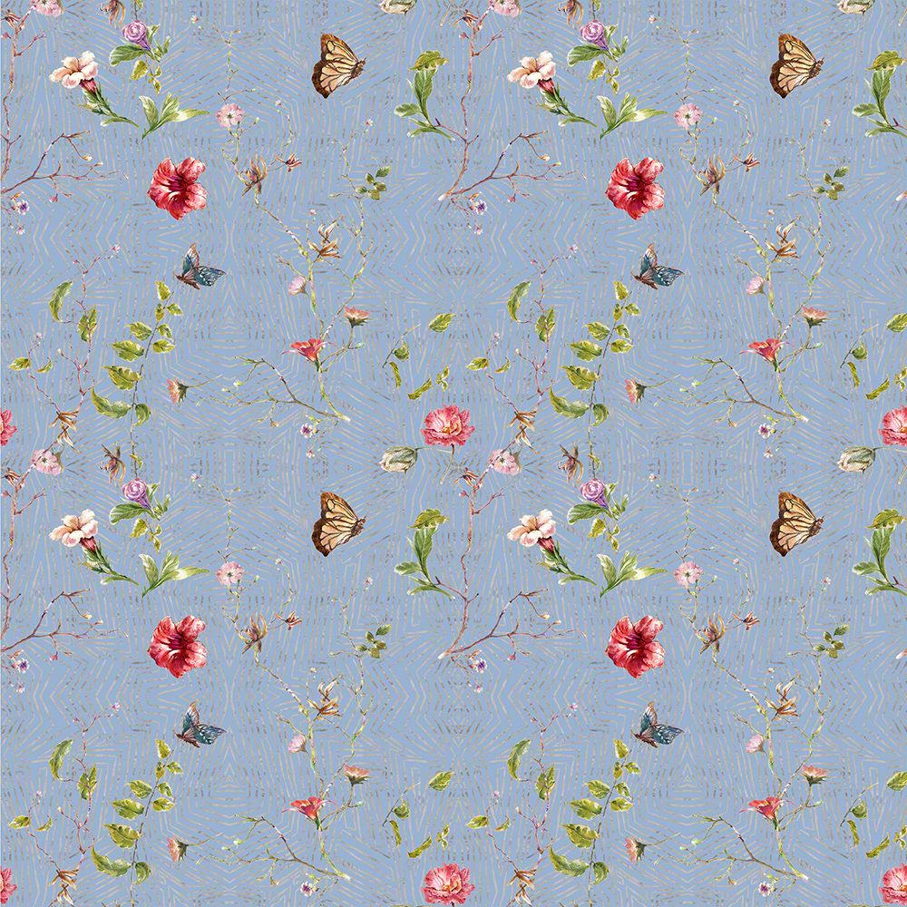 

Ткань мебельная микровелюр Павлин Floristic 222, Floristic 222